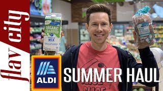 ALDI Summer Grocery Haul  What To Buy And Avoid Right Now [upl. by Adnorat]