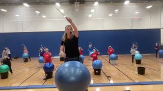 Waupaca Senior Center Cardio Drums with Sara Reybrock Dance Again amp Dont Stop the Music [upl. by Quillan372]