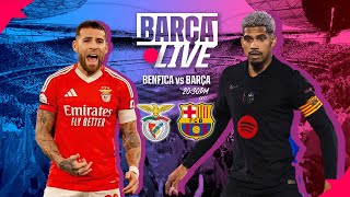 🔴 BARÇA LIVE  BENFICA vs FC BARCELONA  CHAMPIONS LEAGUE 2425 ⚽ [upl. by Rozelle]