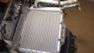 91 TopKick GMC Removing a heater core [upl. by Ellerol]