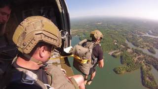 US ARMY RANGER WATER JUMP [upl. by Notanhoj95]