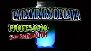 Lámpara de lava casera Experimentos caseros fáciles [upl. by Mulcahy]