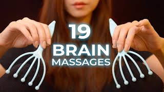 ASMR 19 Brain Melting Massage Triggers No Talking [upl. by Georgena]