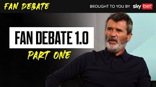 The Overlap Live Fan Debate with Gary Neville Roy Keane amp Jamie Carragher  PL Preview Part 1 [upl. by Atnahsa209]