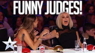 The Judges FUNNIEST Unseen moments  Britains Got Talent [upl. by Orose]