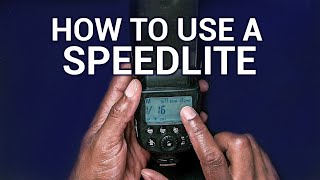 Flash Photography Lesson  How To Use A Speedlite [upl. by Darelle]