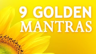 9 GOLDEN MANTRAS  108 Times [upl. by Hamilton]