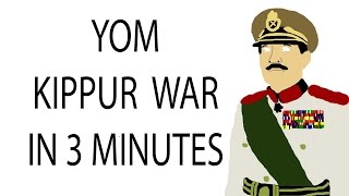 Yom Kippur War  3 Minute History [upl. by Aranat]