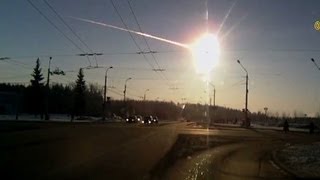 Videos capture exploding meteor in sky [upl. by Akimik597]