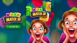 Word Match 3D  Word Game [upl. by Torrell]