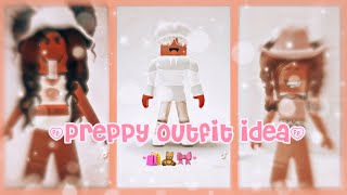 Preppy roblox outfit idea 🛍🌸🧸not my tiktok  VxEmma [upl. by Marek]