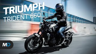 2021 Triumph Trident 660 Review  Beyond the Ride [upl. by Yardley]