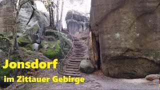 Jonsdorf  eine Wanderung im Zittauer Gebirge [upl. by Inalaehak]