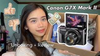 Canon G7X Mark II Unboxing  Review 2020 PHILIPPINES [upl. by Koller922]