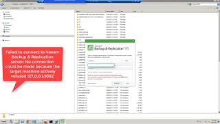 Failed to connect to Veeam Backup amp Replication Server FIX [upl. by Akimyt]