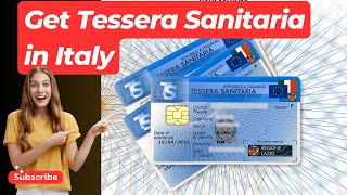 How to apply Tessera sanitaria in Italy  Get Italian Health Card [upl. by Ruhnke]