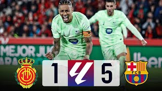 Mallorca vs Barcelona 15 La Liga 202425  MATCH REVIEW [upl. by Annaej]