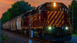 Delmarva Central Railroad HA2 at Sunset [upl. by Nuawad]