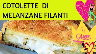 COTOLETTE DI MELANZANE RIPIENE E FILANTI IN PADELLA [upl. by Donaldson]