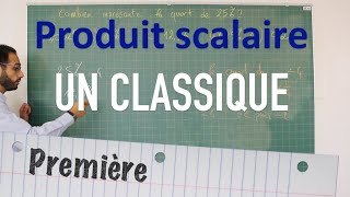 Produit Scalaire  Exercice classique [upl. by Ytirahc]