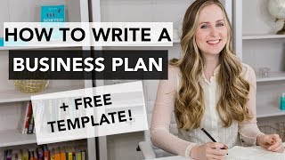 How to Write a Business Plan  Entrepreneurship 101 [upl. by Grider838]