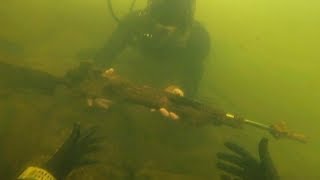 Found Assault Rifle Underwater in River While Scuba Diving Police Called [upl. by Nnasor]