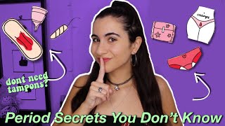 15 Period Secrets You Didnt Know facts  Just Sharon [upl. by Nnayrrehs]