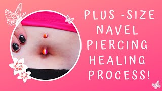 My Belly Piercing Healing Process  WITH PHOTOS [upl. by Ringe]