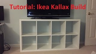 Tutorial Ikea KallaxExpedit Build [upl. by Hoxsie]