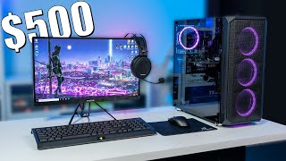 500 FULL PC Gaming Setup Guide With Upgrade Options [upl. by Mulry]