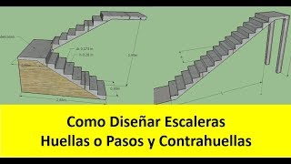 ¿Cómo Diseñar Una Escalera  Vea las Pautas de Diseño [upl. by Pearlstein]