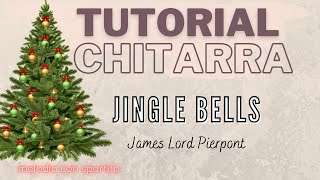 CHITARRA  canzoni di Natale  Jingle Bells melodia  spartito [upl. by Demmahum432]