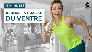 EXERCICES CARDIO  Perdre la graisse du ventre  15 mn  Jessica Mellet [upl. by Timmons]