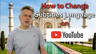 How to Change Subtitles Language on YouTube [upl. by Holbrook]