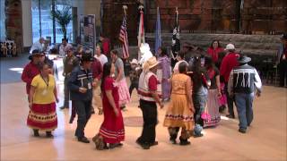 Muscogee Creek Festival  3 Stomp Dancing [upl. by Yssor]