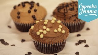 How to make Perfect Chocolate Buttercream  Cupcake Jemma [upl. by Nedyrb]