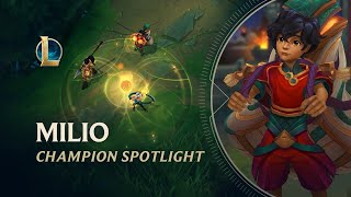 Milio Champion Spotlight  Gameplay  League of Legends [upl. by Bebe]