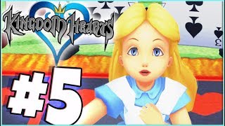 Kingdom Hearts Final Mix PS4 Walkthrough Part 5 Alice In Wonderland [upl. by Moulton381]