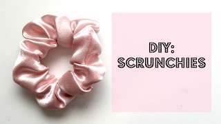 DIY Scrunchies [upl. by Enogitna]