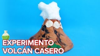 Volcán en erupción casero  Experimento para niños [upl. by Howzell]