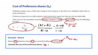 CIMA F2 Cost of Preference shares [upl. by Anhcar669]