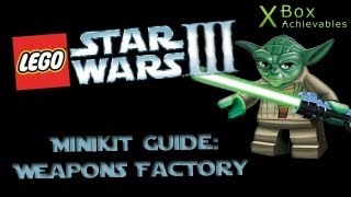 Lego Star Wars III  Minikit Guide Weapons Factory [upl. by Eciruam342]