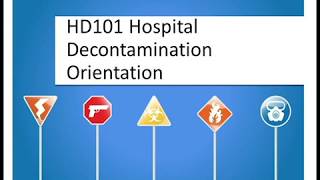 DQE HD101 Hospital Decontamination Orientation [upl. by Ashjian349]