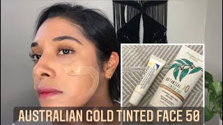 GRWM using the Australian Gold Botanical Tinted Face spf 50 [upl. by Lea786]