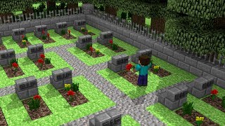 Minecraft 3 Ways To Make Graves [upl. by Yrebmik881]