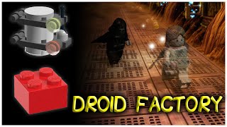 LEGO Star Wars The Complete Saga  DROID FACTORY  Minikits amp Red Power Brick [upl. by Negaet533]