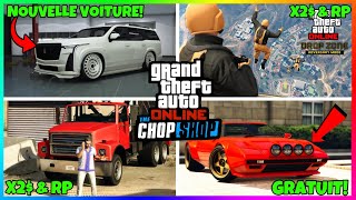 PROMO ET BONUS GTA ONLINE DE LA SEMAINE DU 111  NOUVELLE VOITURE DE DONALD TRUMP SUR GTA 5 ONLINE [upl. by Ebaj]