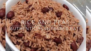 How to make Rice and Peas Jamaican Style [upl. by Sirromaj76]