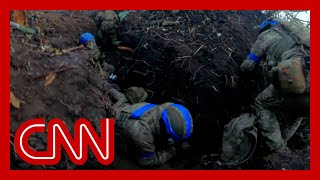 Video shows fierce trench warfare in Ukraine [upl. by Dazraf935]