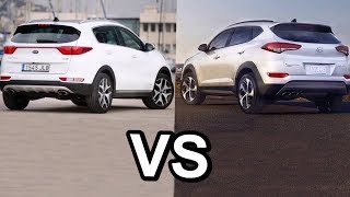 Hyundai Tucson VS Kia Sportage 2018 [upl. by Ruthy]